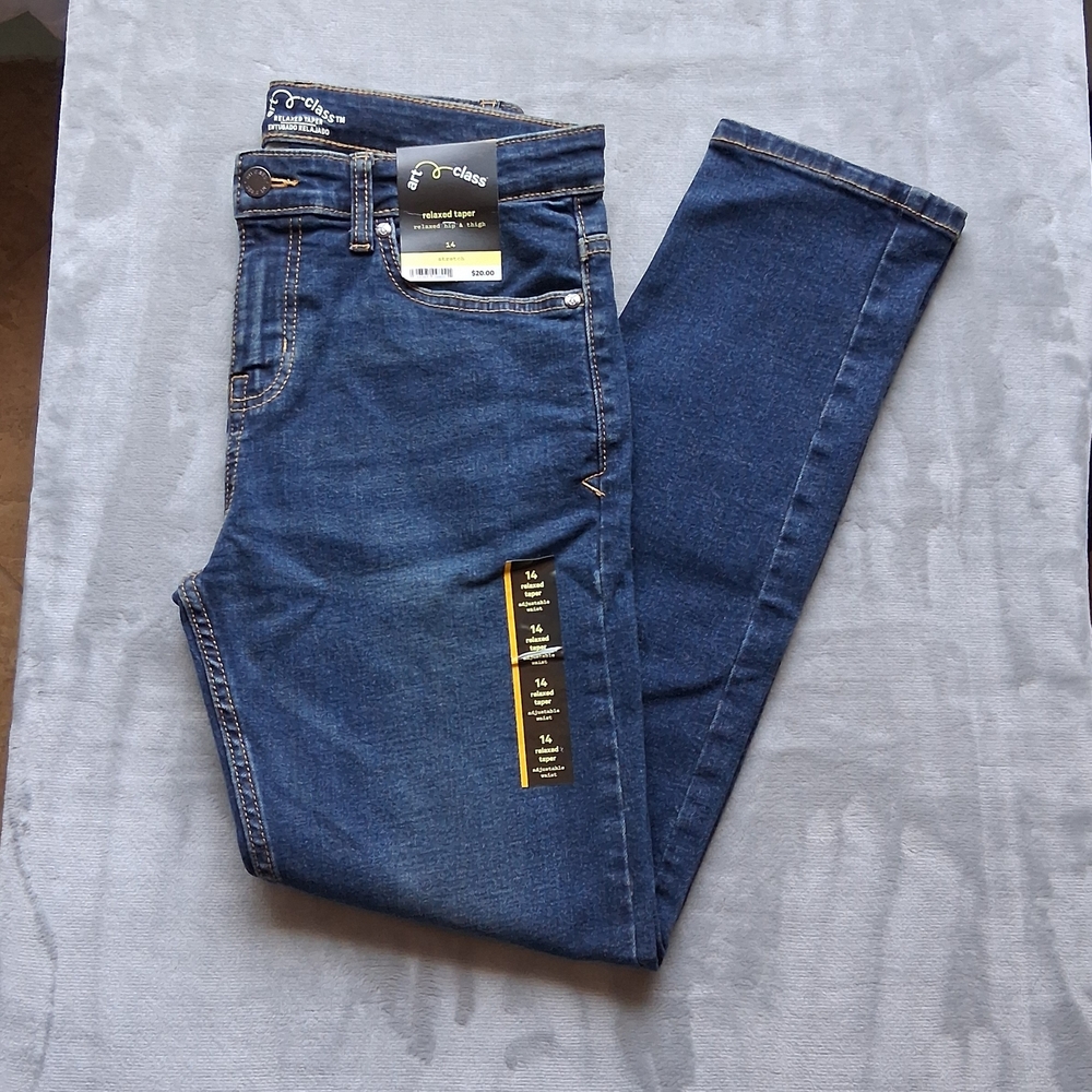 Art Class Blue Denim Jeans with Distressed Details